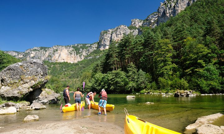 canoë-Kayak dans les gorges du tarn