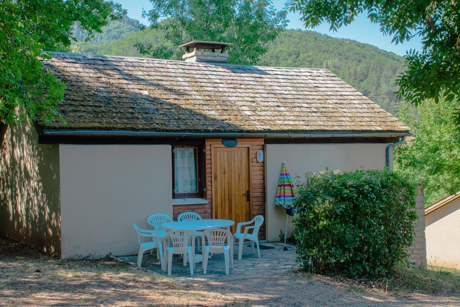 Village de gîtes chanac : chambres lit deux places